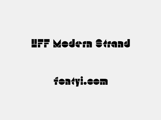 HFF Modern Strand