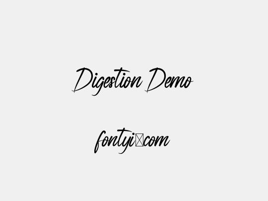 Digestion Demo