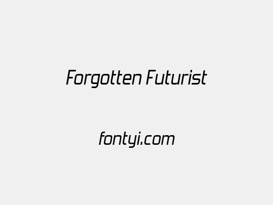 Forgotten Futurist