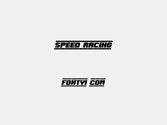 Speed Racing