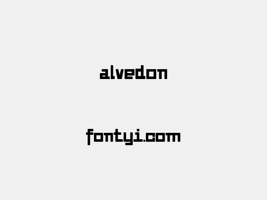 Alvedon