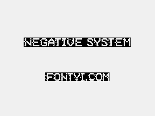 Negative System