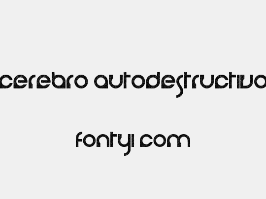 cerebro autodestructivo