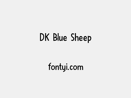 DK Blue Sheep