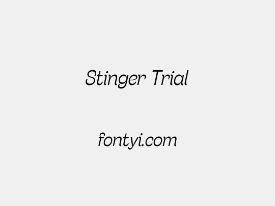 Stinger Trial