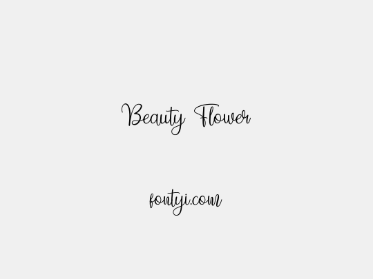 Beauty Flower