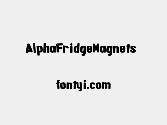 AlphaFridgeMagnets 