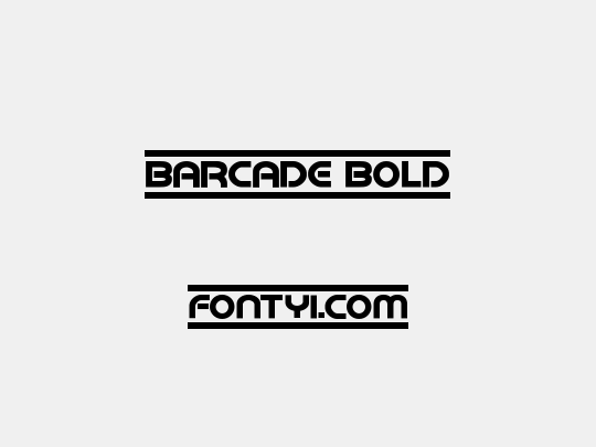 Barcade Bold