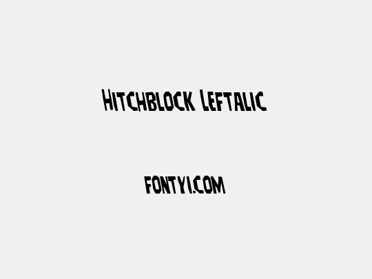 Hitchblock Leftalic