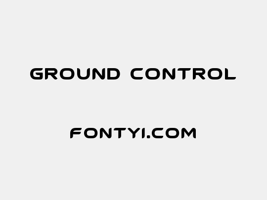 Ground Control