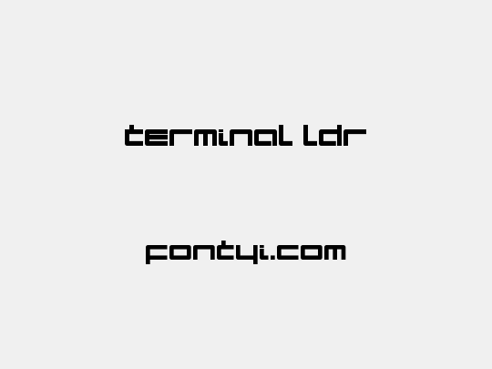 Terminal LDR