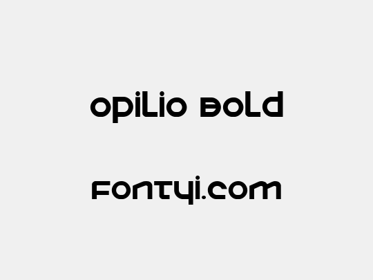Opilio Bold