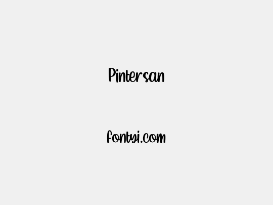 Pintersan