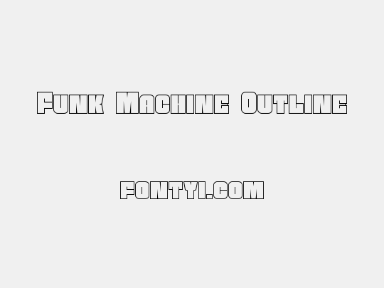 Funk Machine Outline