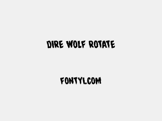 Dire Wolf Rotate