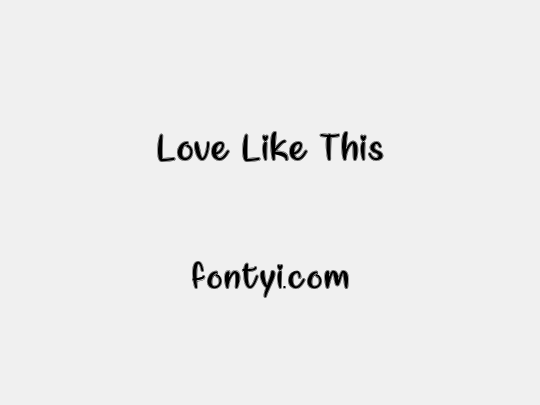 Love Like This