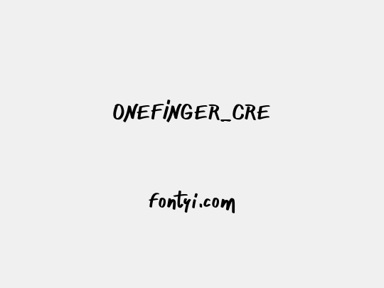 ONEFINGER_CRE