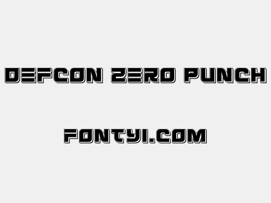Defcon Zero Punch