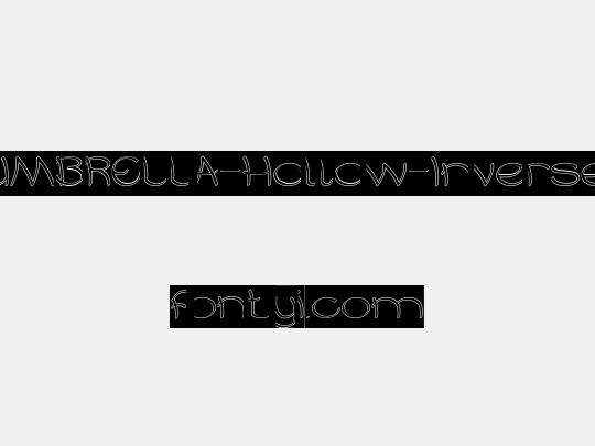 UMBRELLA-Hollow-Inverse