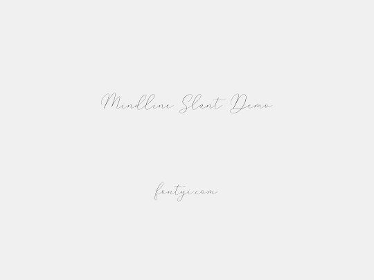 Mindline Slant Demo