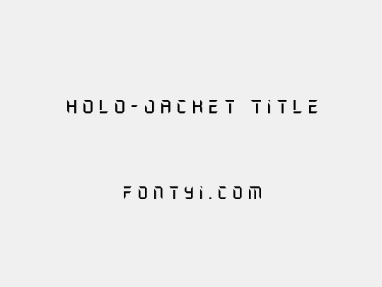 Holo-Jacket Title