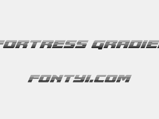 Cruiser Fortress Gradient Italic