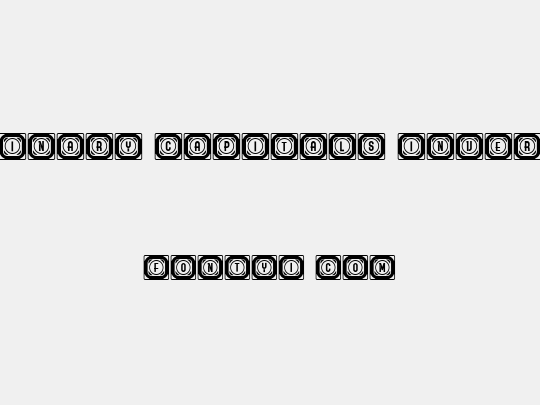 Ordinary Capitals Inverted