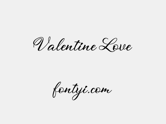 Valentine Love