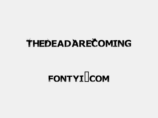 TheDeadAreComing
