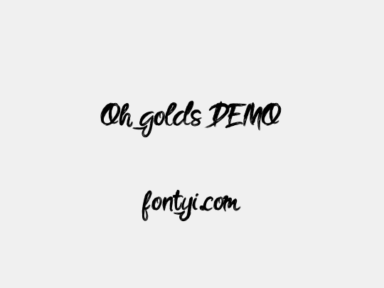 Oh golds DEMO