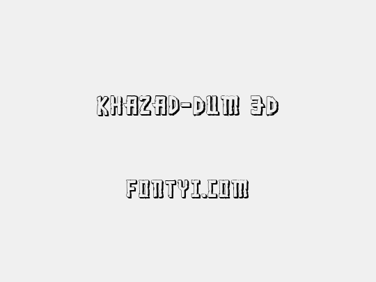 Khazad-Dum 3D