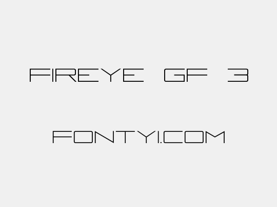 Fireye GF 3