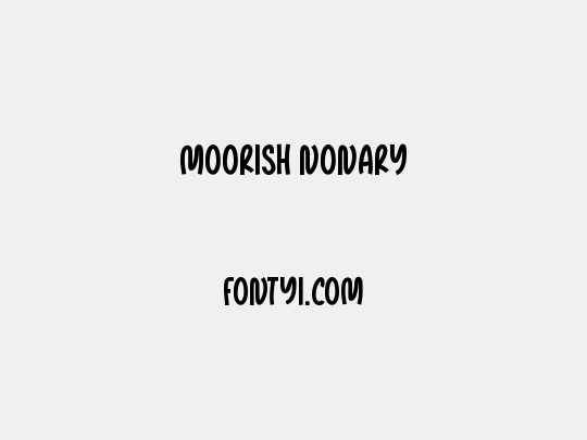 Moorish Nonary