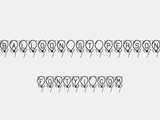 Happy Balloon St PERSONAL USE