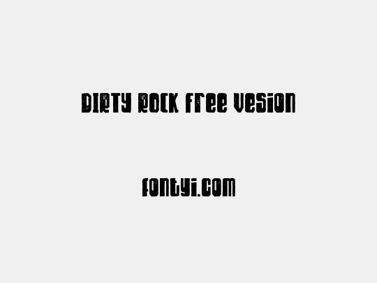 DIRTY ROCK Free Vesion