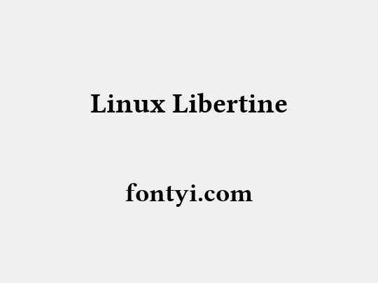 Linux Libertine