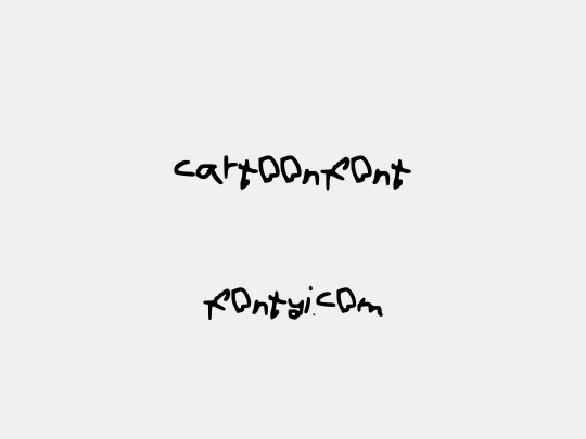 cartoonfont