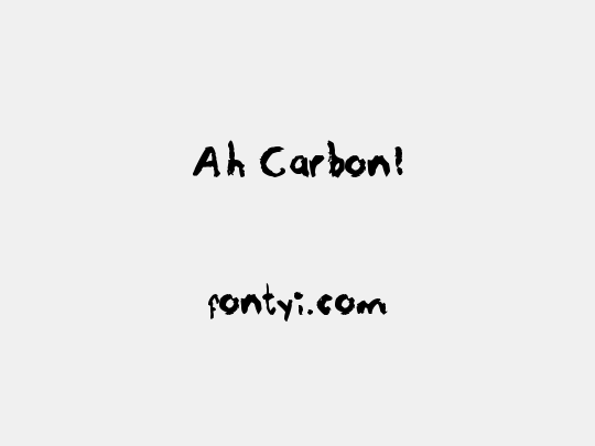 Ah Carbon!
