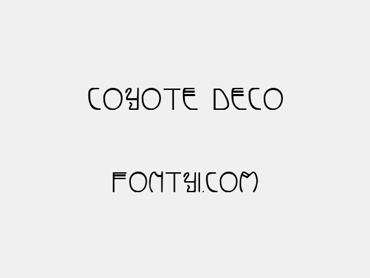 Coyote Deco