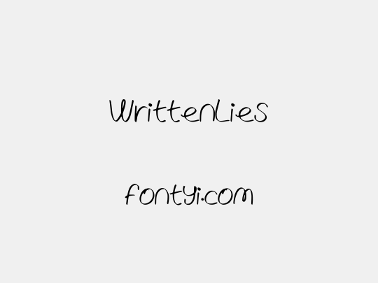 WrittenLies