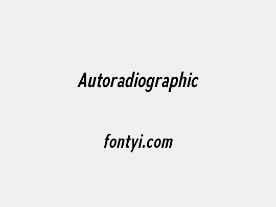 Autoradiographic