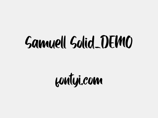 Samuell Solid_DEMO