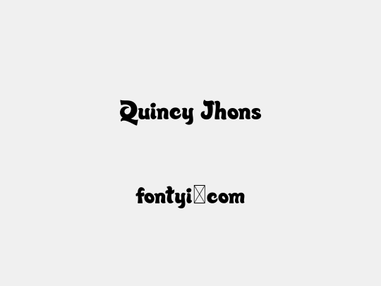 Quincy Jhons
