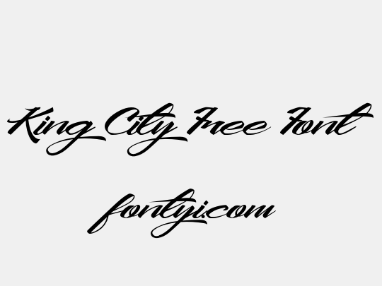 King City Free Font
