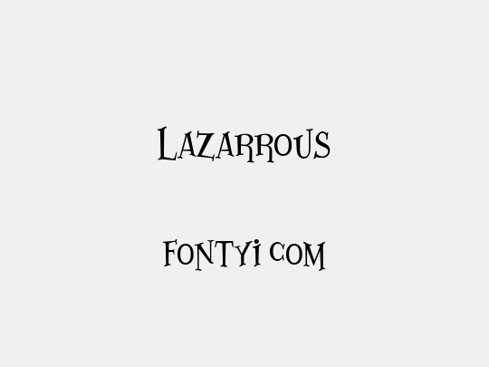 Lazarrous
