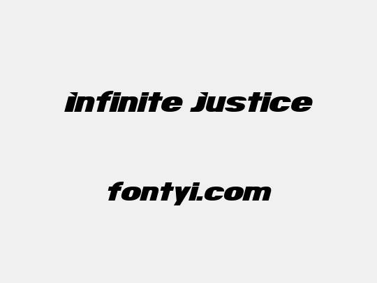 Infinite Justice