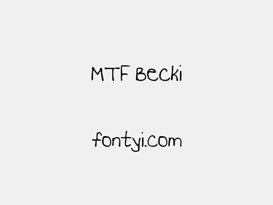 MTF Becki
