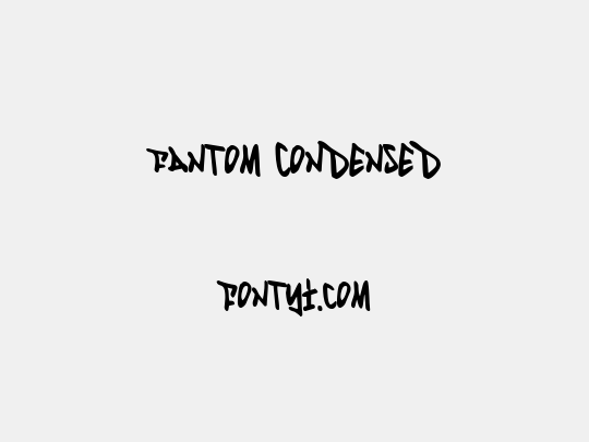 Fantom Condensed