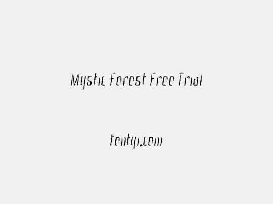 Mystic Forest Free Trial