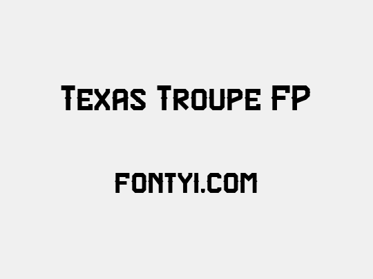 Texas Troupe FP